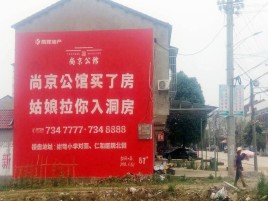 黔西墙体广告在乡镇、农村市场的媒体优势