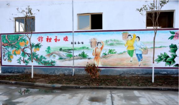 黔西乡镇文化墙 乡风文明焕发新活力