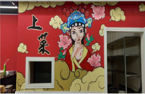 黔西墙体彩绘的发展和应用